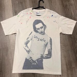 Graphic Tee with Artistic Print